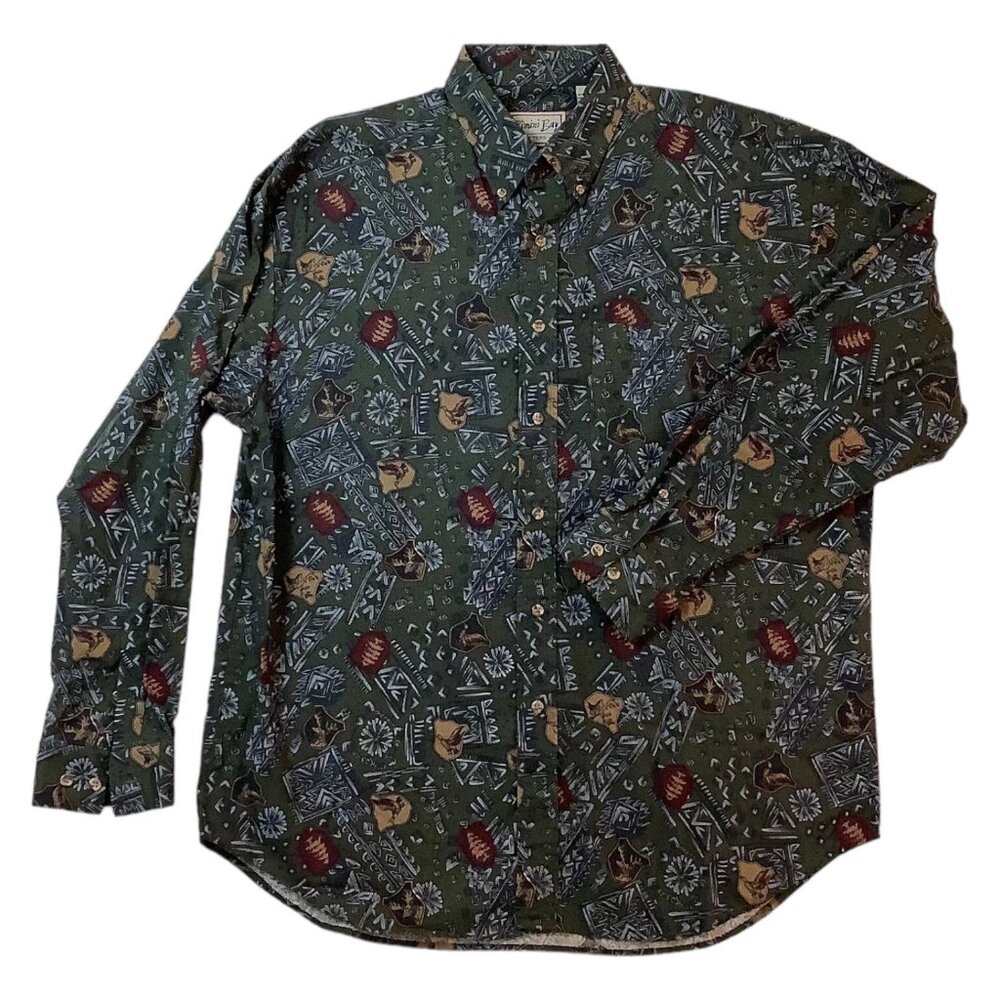 Bimini Bay Outfitters Button Down Long Sleeve Shirt Men's Size XL